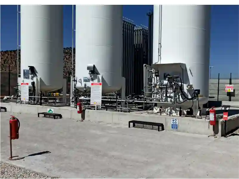 Kriyojenik depolama tankı ve enerji sistemleri