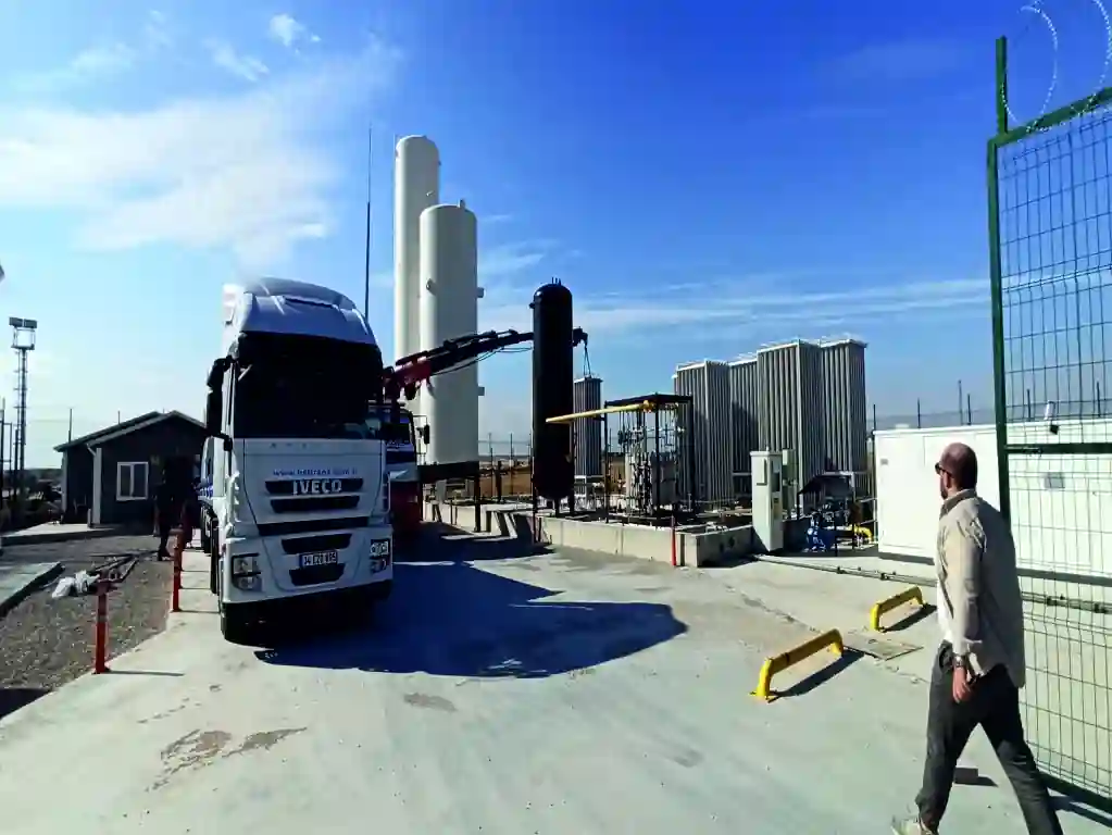 LNG city gas istasyonu kurulumu