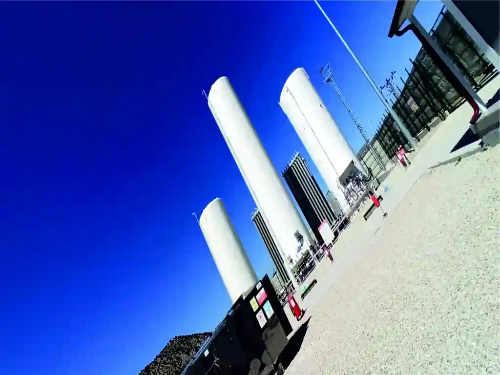 LNG uydu istasyonu ekipman yerleşimi